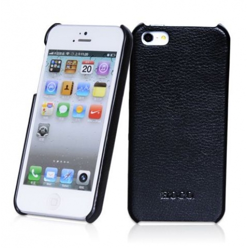 Купить Чехол-накладка HOCO Duke leather back cover case для iPhone 5 (черный) в интернет-магазине Ravta – самая низкая цена