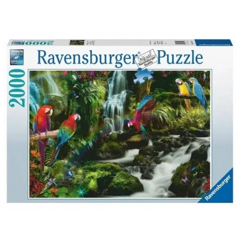 Купить Ravensburger. Пазл карт. 2000 арт.17111 "Разноцветные попугаи в джунглях" в интернет-магазине Ravta – самая низкая цена