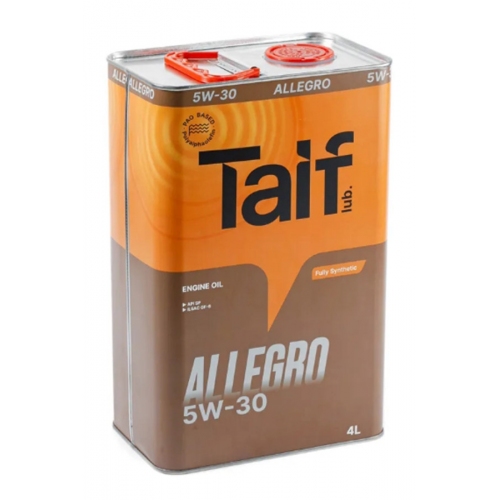 Купить Масло моторное TAIF Allegro 5W-30 4л в интернет-магазине Ravta – самая низкая цена