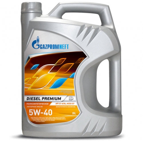 Купить Масло Gazpromneft Diesel Premium 5W-40 (5л) в интернет-магазине Ravta – самая низкая цена