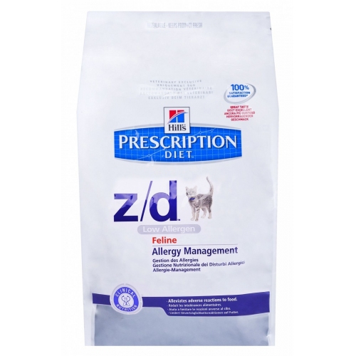 Купить Диетический корм Hill's Z/D для кошек  лечение острых пищевых аллергией, 2кг в интернет-магазине Ravta – самая низкая цена