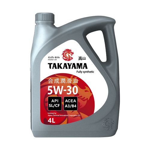 Купить Масло моторное TAKAYAMA 5W-30 API SL/СF (4л) пластик в интернет-магазине Ravta – самая низкая цена