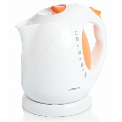 Купить Чайник Polaris PWK 2013C 2л. 2000Вт белый/оранжевый (пластик) в интернет-магазине Ravta – самая низкая цена