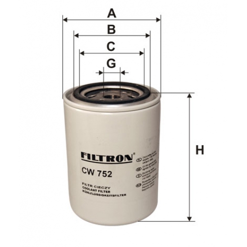 Купить cw752 FILTRON Фильтр для охлаждающей жидкости в интернет-магазине Ravta – самая низкая цена