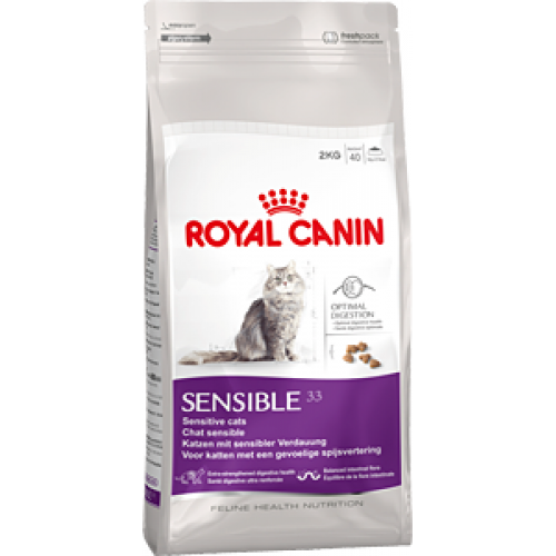 Купить Корм Royal Canin Sensiblе 33 для кошек с чувствительным пищеварением 400г в интернет-магазине Ravta – самая низкая цена