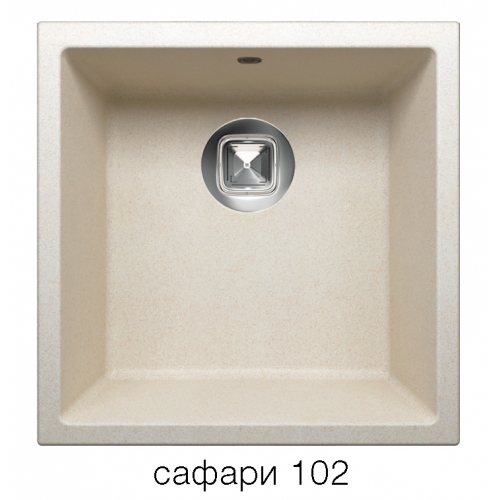 Купить Кварцевая мойка для кухни Толеро R-128 (сафари, цвет №102) в интернет-магазине Ravta – самая низкая цена