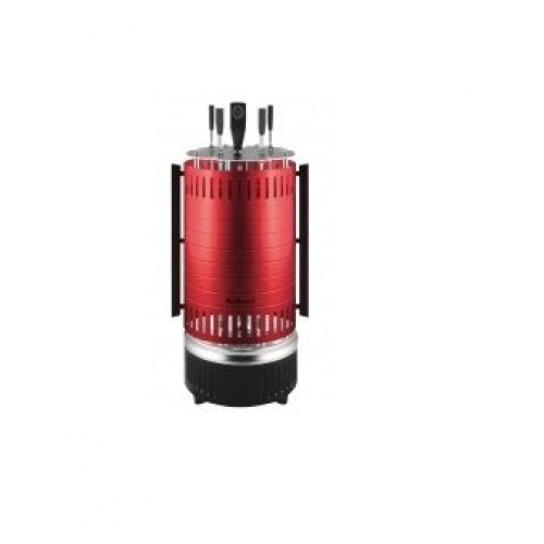 Купить Шашлычница электрическая Pullman PL-1017R (красная, двойной ТЭН, книга рецептов) в интернет-магазине Ravta – самая низкая цена