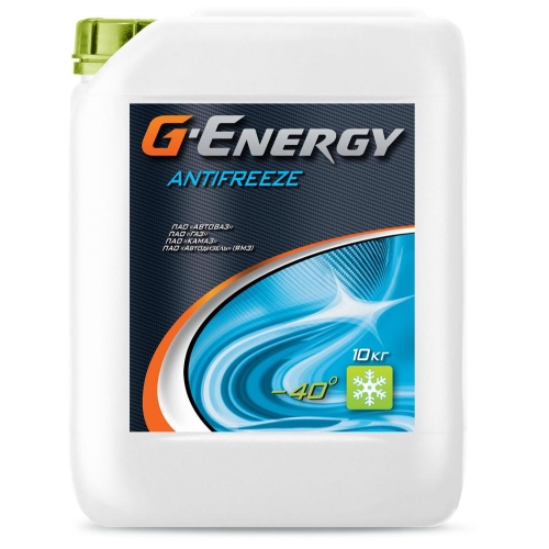 Купить Антифриз G-Energy Antifreeze 40 (10кг) ЗЕЛЕНЫЙ в интернет-магазине Ravta – самая низкая цена