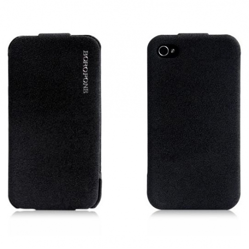 Купить Кожаный чехол Borofone Discovery leather case для iPhone 4/4s (черный) в интернет-магазине Ravta – самая низкая цена