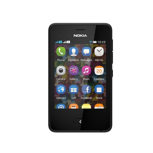 Купить Мобильный телефон Nokia 501 Asha Dual Sim (черный) в интернет-магазине Ravta – самая низкая цена