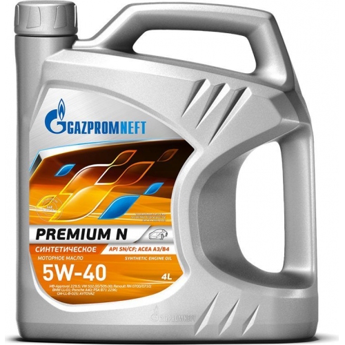 Купить Масло моторное Gazpromneft Premium N 5W-40 (4л) в интернет-магазине Ravta – самая низкая цена