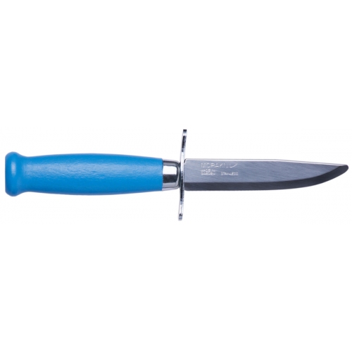 Купить Нож Morakniv Scout 39 Safe Blue, нержавеющая сталь, деревянная рукоять, цвет синий в интернет-магазине Ravta – самая низкая цена