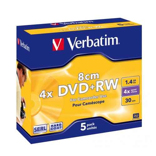 Купить Диск Verbatim  DVD+RW 1.4Gb 4x(8см) в интернет-магазине Ravta – самая низкая цена