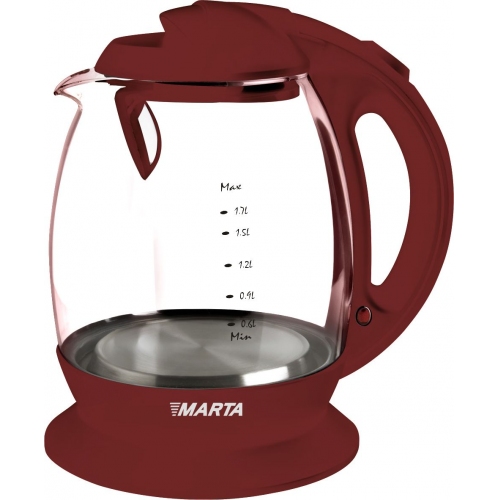 Купить Чайник Marta MT-1035 (бургунди) в интернет-магазине Ravta – самая низкая цена