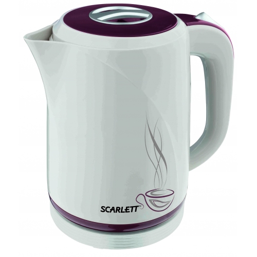 Купить Чайник Scarlett SC-028 белый в интернет-магазине Ravta – самая низкая цена
