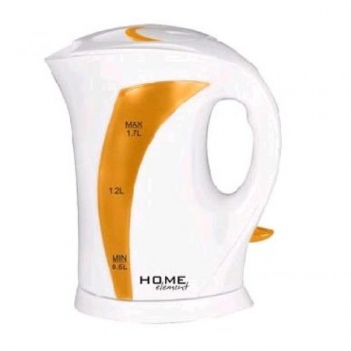 Купить Чайник Home Element HE-KT-102 (2014) (белый/желтый) в интернет-магазине Ravta – самая низкая цена