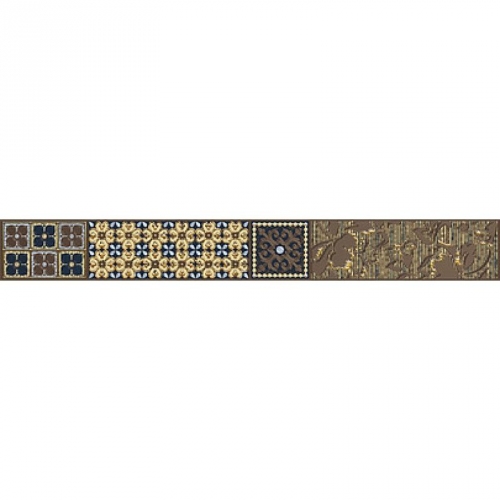 Купить Керамическая плитка Azori Камлот Мокка Эйша коричневый бордюр 405*50 (шт.) в интернет-магазине Ravta – самая низкая цена