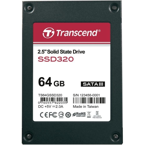 Купить Накопитель SSD Transcend Original SATA-III 64Gb TS64GSSD320 0 0 2.5 w530Mb/s r560Mb/s MLC в интернет-магазине Ravta – самая низкая цена
