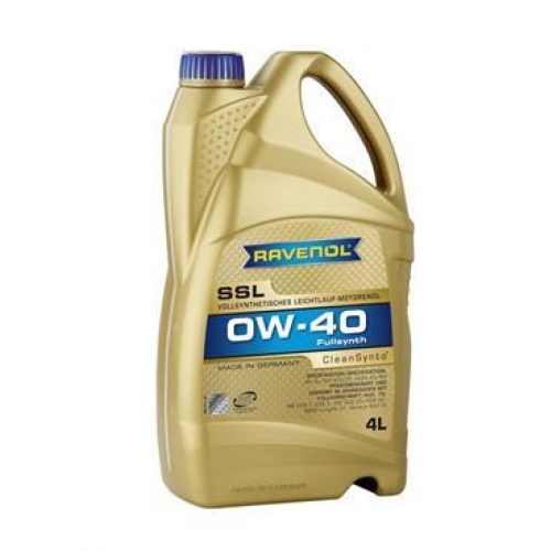 Купить Моторное масло RAVENOL Super Synthetik Oel SSL SAE 0W-40 ( 4л) в интернет-магазине Ravta – самая низкая цена