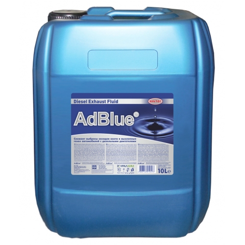 Купить Жидкость AdBlue Sintec для системы SCR дизельных двигателей (10л) в интернет-магазине Ravta – самая низкая цена