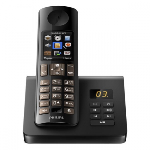 Купить Телефон DECT Philips D7051B Black в интернет-магазине Ravta – самая низкая цена