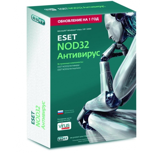 Купить ПО ESET NOD32 Антивирус - продление лицензии на 1 год на 3ПК, CARD в интернет-магазине Ravta – самая низкая цена