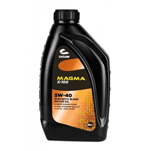 Купить Масло моторное Cyclon Magma X-100 5W-40 полусинтетическое 1л в интернет-магазине Ravta – самая низкая цена