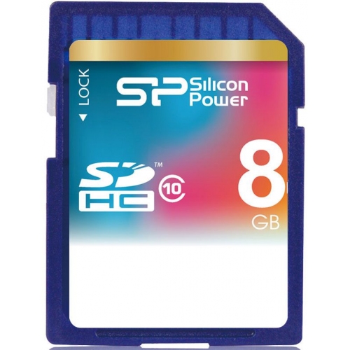 Купить Флеш карта SDHC 8Gb Class10 Silicon Power SP008GBSDH010V10 в интернет-магазине Ravta – самая низкая цена