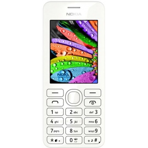 Купить Мобильный телефон Nokia 206 (белый) в интернет-магазине Ravta – самая низкая цена