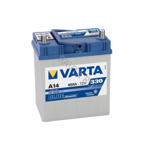 Купить Аккумулятор Varta Blue Dynamic 40Ач (правая) (540 126 033)  в интернет-магазине Ravta – самая низкая цена