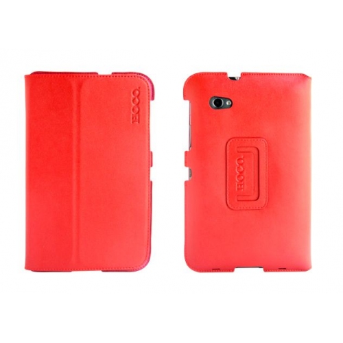 Купить Кожаный чехол HOCO Leather case для Samsung Galaxy Tab P6200 (красный) в интернет-магазине Ravta – самая низкая цена