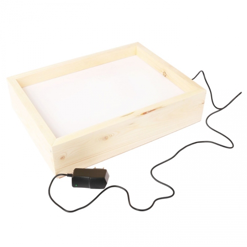 Купить Световой стол для песочной анимации с белой подстветкой (1 режим,в компл.сет.адаптер) 600х400х115мм в интернет-магазине Ravta – самая низкая цена