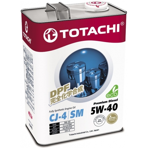 Купить Масло TOTACHI Premium Diesel Fully Synthetic CJ-4/SM 5W-40 (4л) в интернет-магазине Ravta – самая низкая цена