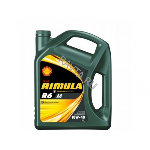 Купить Масло Shell Rimula R6 M 10W-40 (4л) в интернет-магазине Ravta – самая низкая цена