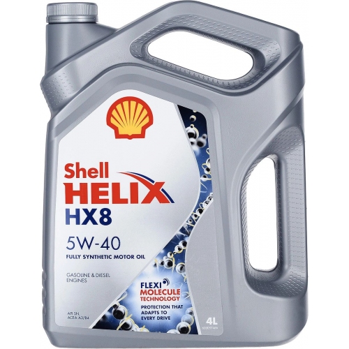 Купить Масло моторное Shell Helix HX8 Syn 5W-40 (4 л.) в интернет-магазине Ravta – самая низкая цена