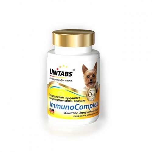 Купить Экопром U206 Юнитабс ImmunoComplex с Q10 Витамины д/собак мелких пород 100таб в интернет-магазине Ravta – самая низкая цена