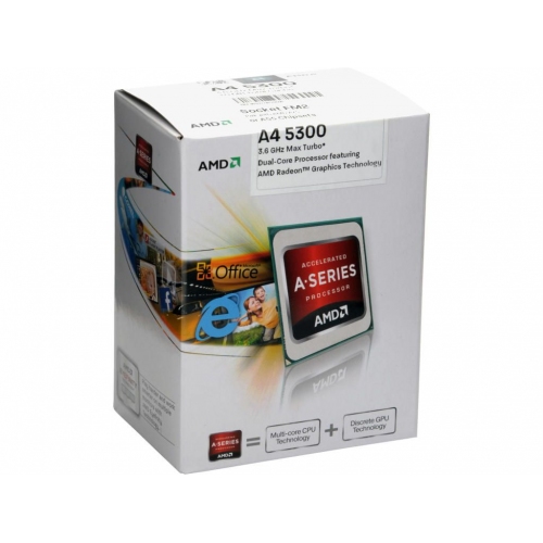 Купить CPU A4 X2 5300 7480D SFM2 BOX 65W 3400 AD5300OKHJBOX AMD в интернет-магазине Ravta – самая низкая цена