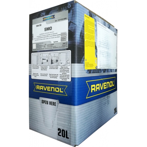 Купить Моторное масло RAVENOL SMO SAE 5W-30 (20л) ecobox в интернет-магазине Ravta – самая низкая цена