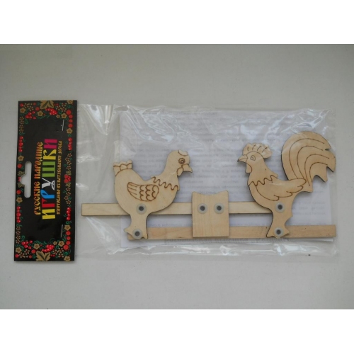 Купить Курочка с Петушком под роспись Р45/935 (РНИ) Богородская игрушка в интернет-магазине Ravta – самая низкая цена