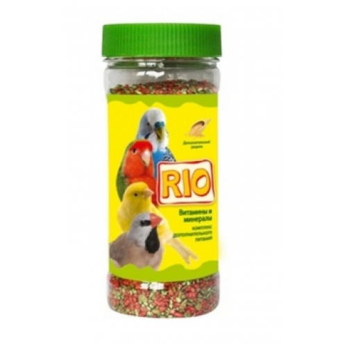 Купить Рио Витаминно-Минеральная смесь для всех видов птиц 0,22кг в интернет-магазине Ravta – самая низкая цена