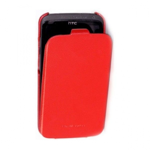 Купить Кожаный чехол HOCO Leather case для HTC ONE X (красный) в интернет-магазине Ravta – самая низкая цена