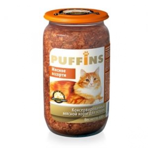 Купить Консервы Puffins консервы для кошек телятина/баранина 650г в интернет-магазине Ravta – самая низкая цена