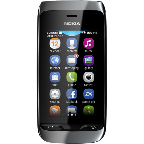 Купить Мобильный телефон Nokia Asha 309 (черный) в интернет-магазине Ravta – самая низкая цена