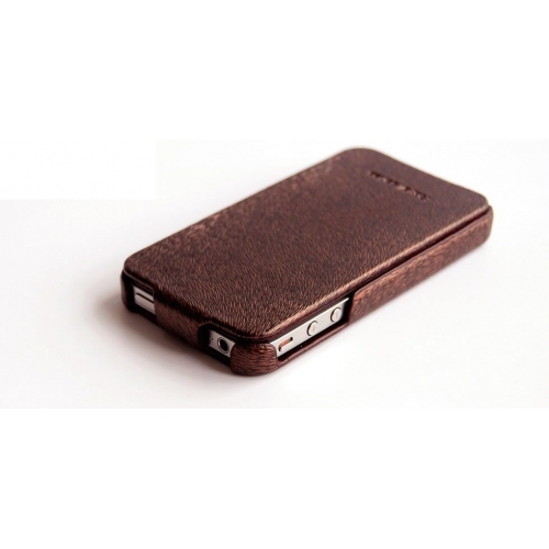 Купить Кожаный чехол HOCO Squirrel pattern leather case для iPhone 4/4s (коричневый) в интернет-магазине Ravta – самая низкая цена