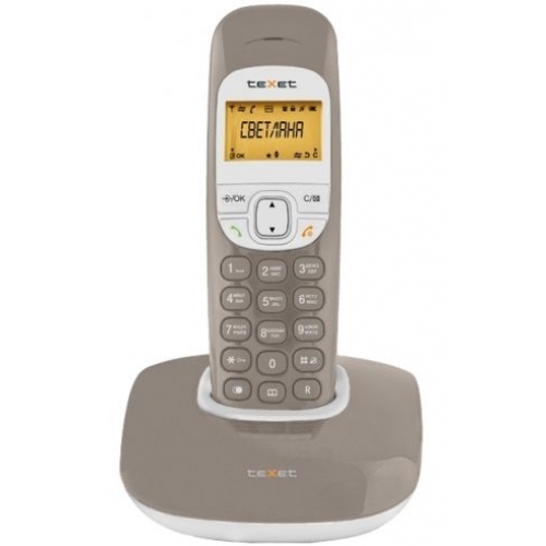 Купить Телефон DECT Texet TX-D6505А (бежевый) в интернет-магазине Ravta – самая низкая цена