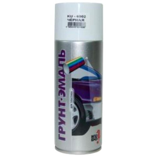 Купить KU-6002 Грунт-эмаль для пластика / черная (520мл) (RAL 9005) в интернет-магазине Ravta – самая низкая цена