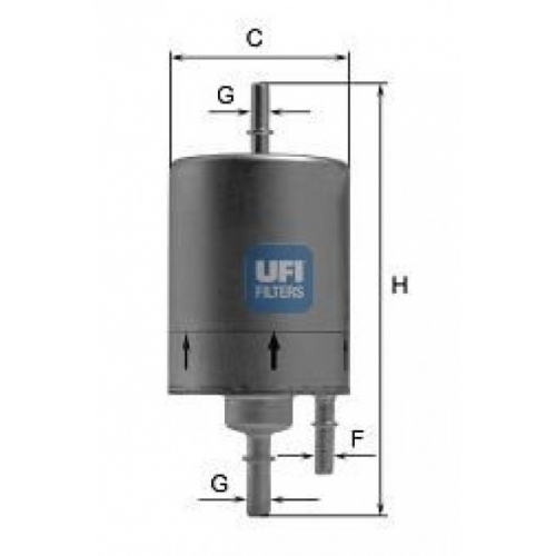 Купить (3183000) UFI Фильтр топл. в интернет-магазине Ravta – самая низкая цена