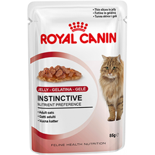 Купить Консервы Royal Canin Instinctive пауч для кошек кусочки в желе Мясо 85г в интернет-магазине Ravta – самая низкая цена