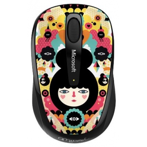 Купить Мышь Microsoft Wireless Mobile Mouse 3500 Artist Edition Muxxi Black-Yellow USB в интернет-магазине Ravta – самая низкая цена