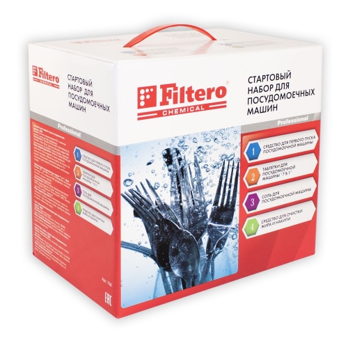 Купить Набор стартовый для посудомоечных машин Filtero 708 в интернет-магазине Ravta – самая низкая цена